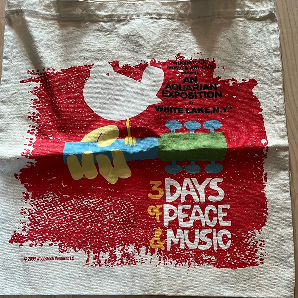 Woodstock tote bag